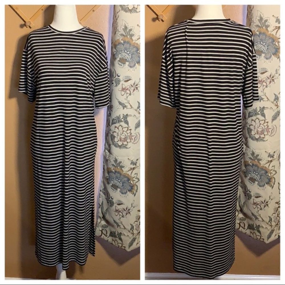 Zara Maxi Shirt Dress Size Small